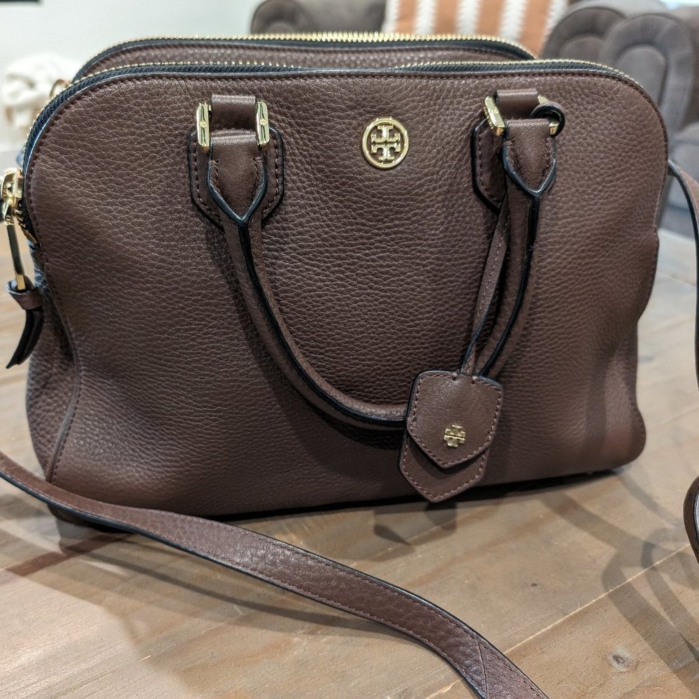 Tory Burch Multi Zipper Compartment Purse